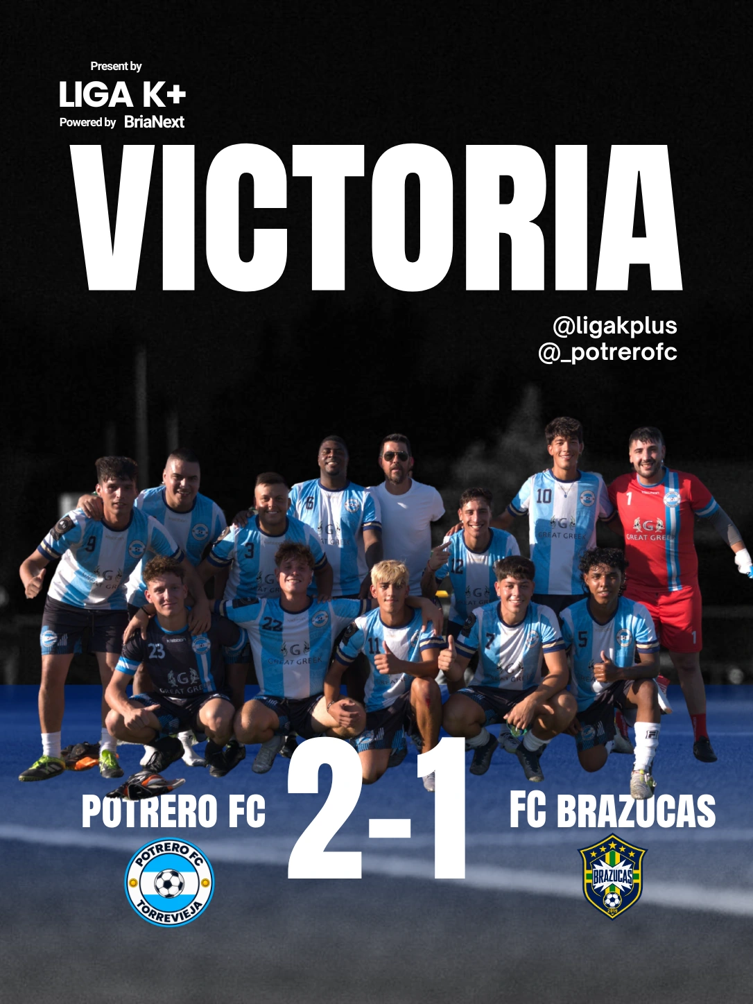 Pieza editorial original 2 de la campaña Sigue a Liga K+ para enterarte primero de Liga K+